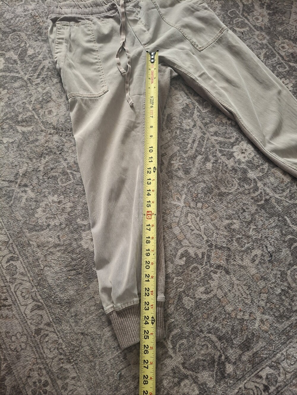 James Perse Mixed Media Pant in Coyote - Picture 9 of 16